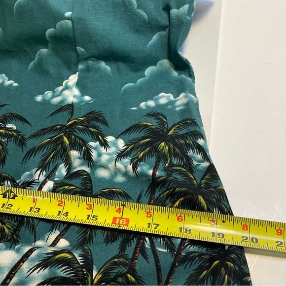 Shannon Marie Hawaii Dress Tropical Print Sleeveless Surf Boards Palm Trees M - Picture 12 of 12